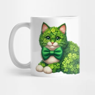 Clover Turkish Van Cat St Patricks Day Mug